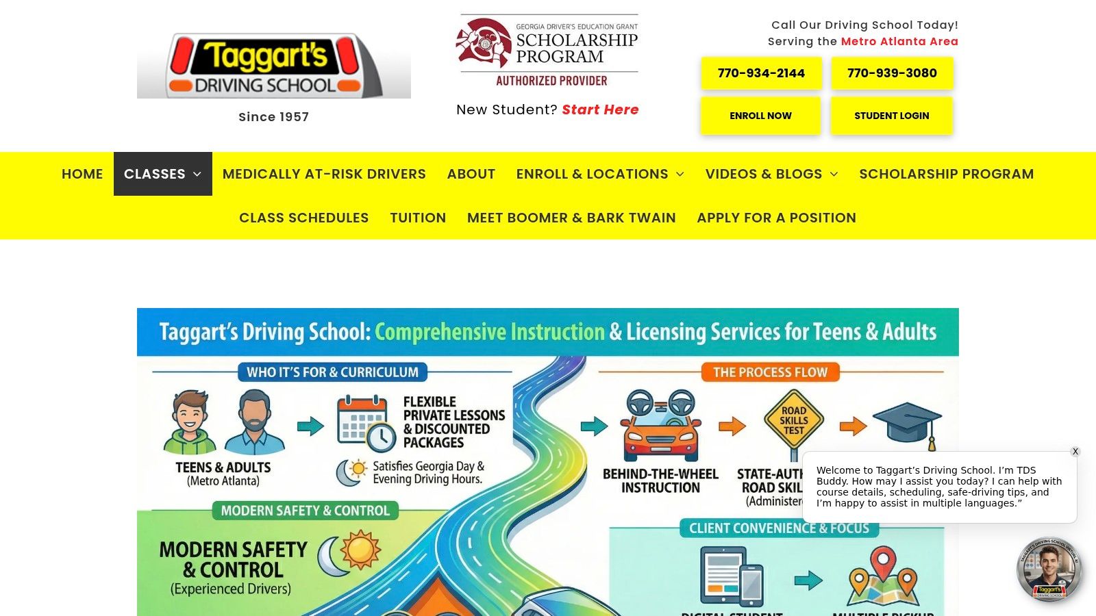Taggart’s Driving School – Road Test Services