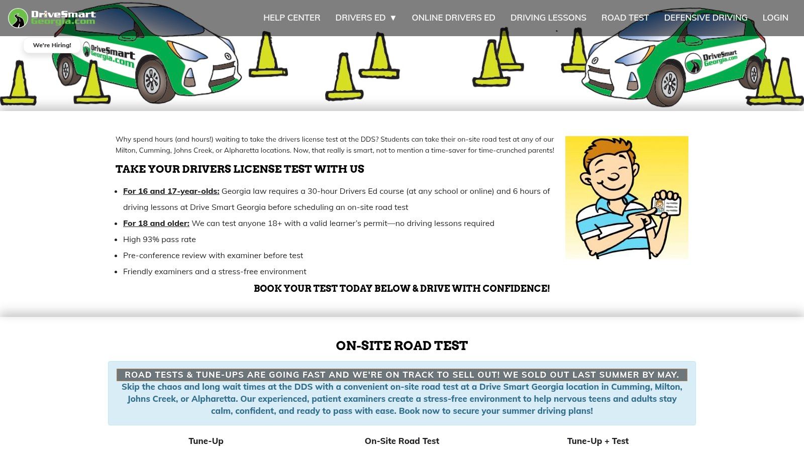 Drive Smart Georgia – DDS‑Authorized Third‑Party Road Test