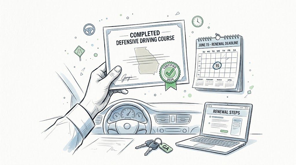 Defensive Driving Course Renewal in Georgia: A 2026 Guide
