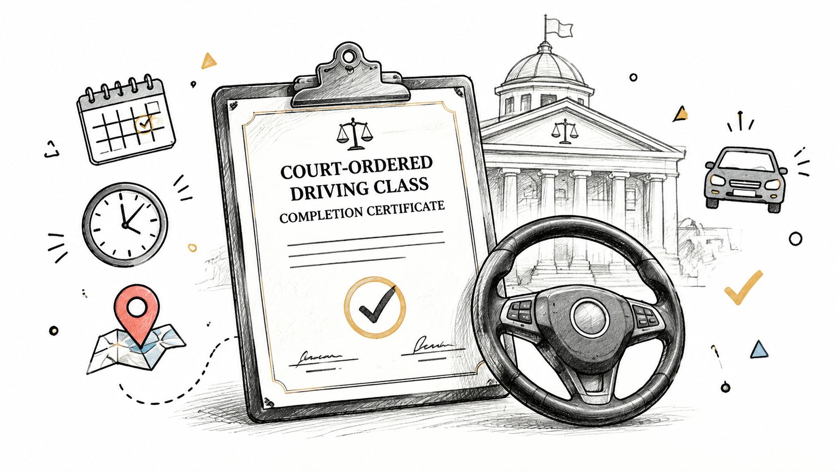 Court Ordered Driving Class in Georgia: What to Do