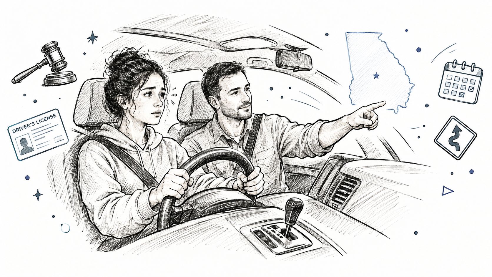 Driving Lessons in a Automatic How Georgia DUI Rules Apply