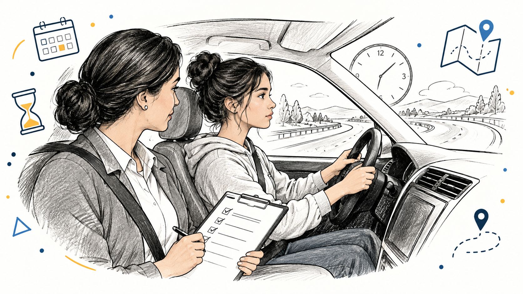 How Many Hours Driving Before Test in Georgia?