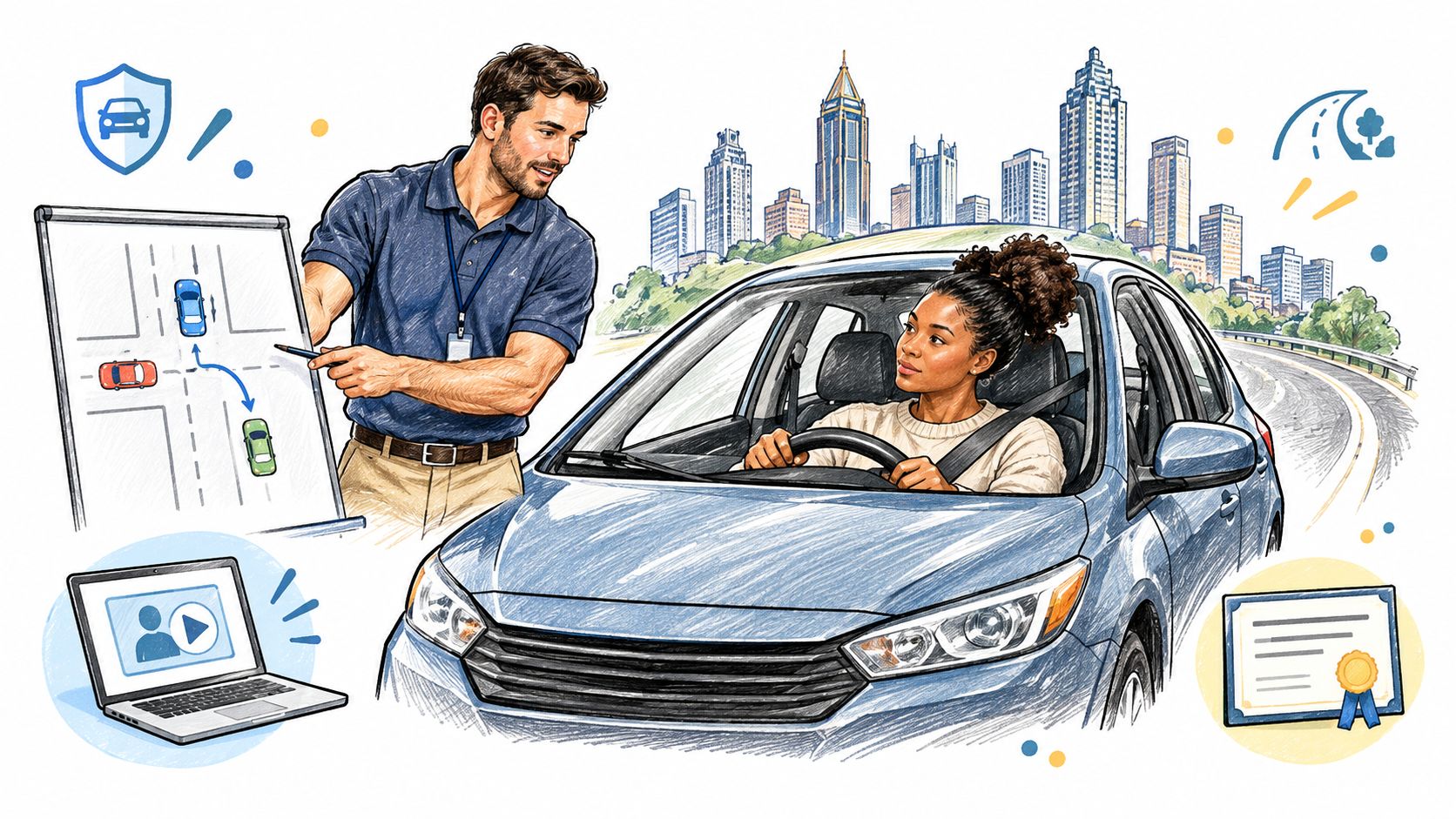 Defensive Driving Course in Atlanta Georgia: What to Expect