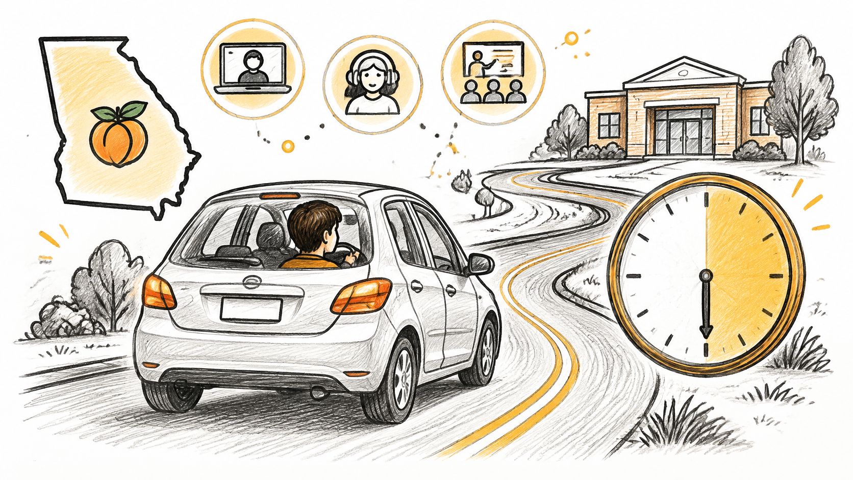 Defensive Driving Course Length in Georgia: What to Expect