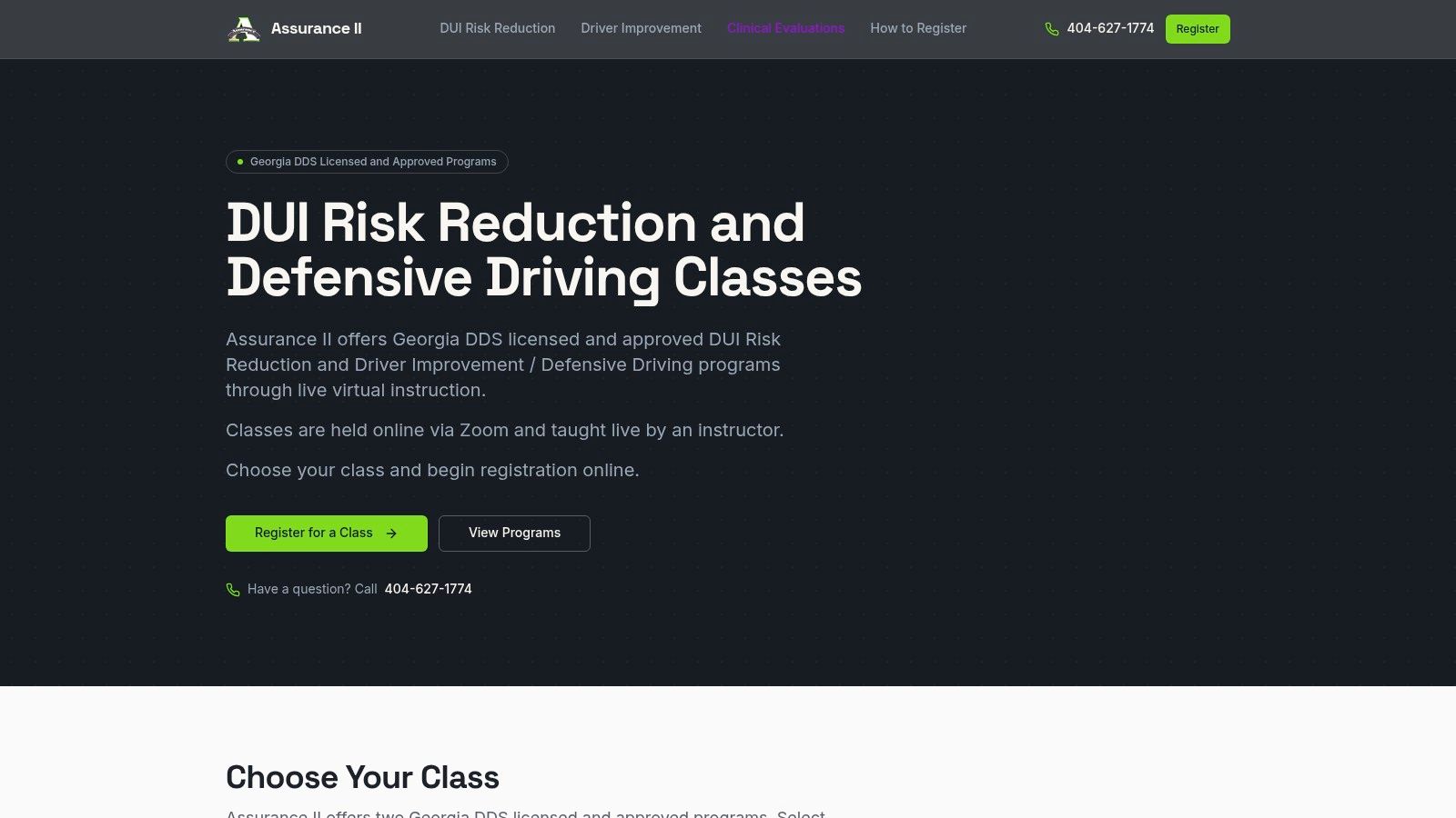 Assurance II DUI & Defensive Driving School